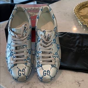 Gucci Ace GG sneakers coated. Sz 38/8